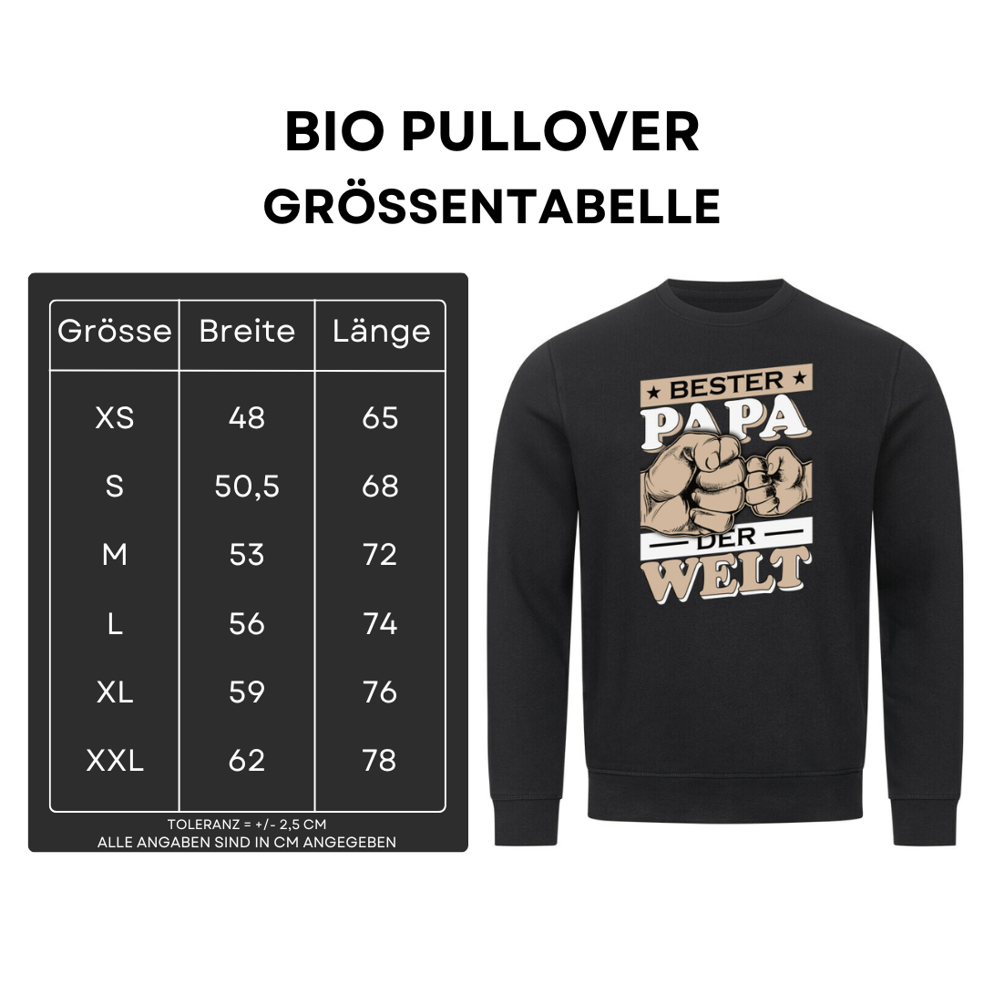 Bester Papa der Welt - Bio Pullover