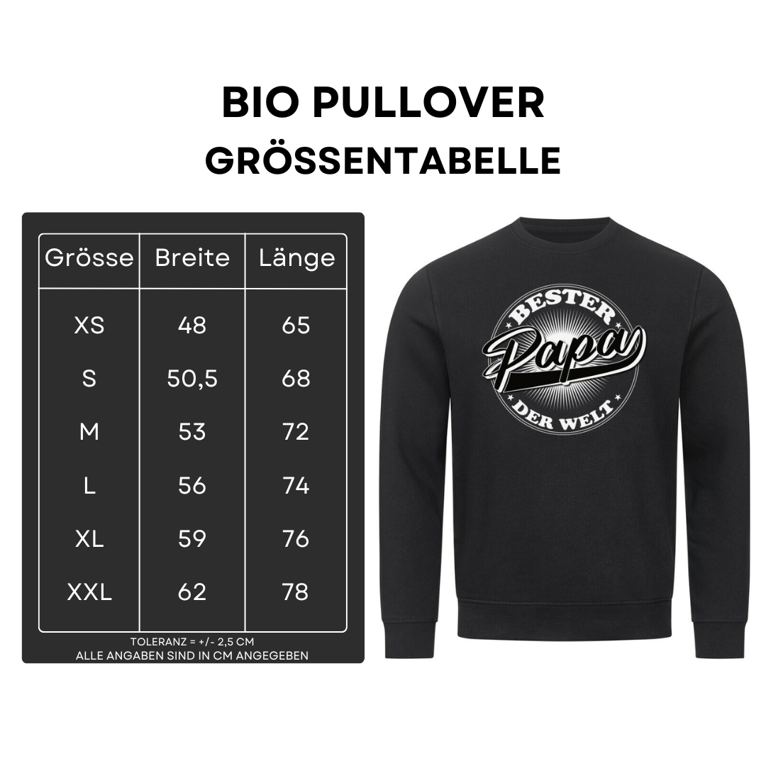 Bester Papa der Welt II - Bio Pullover