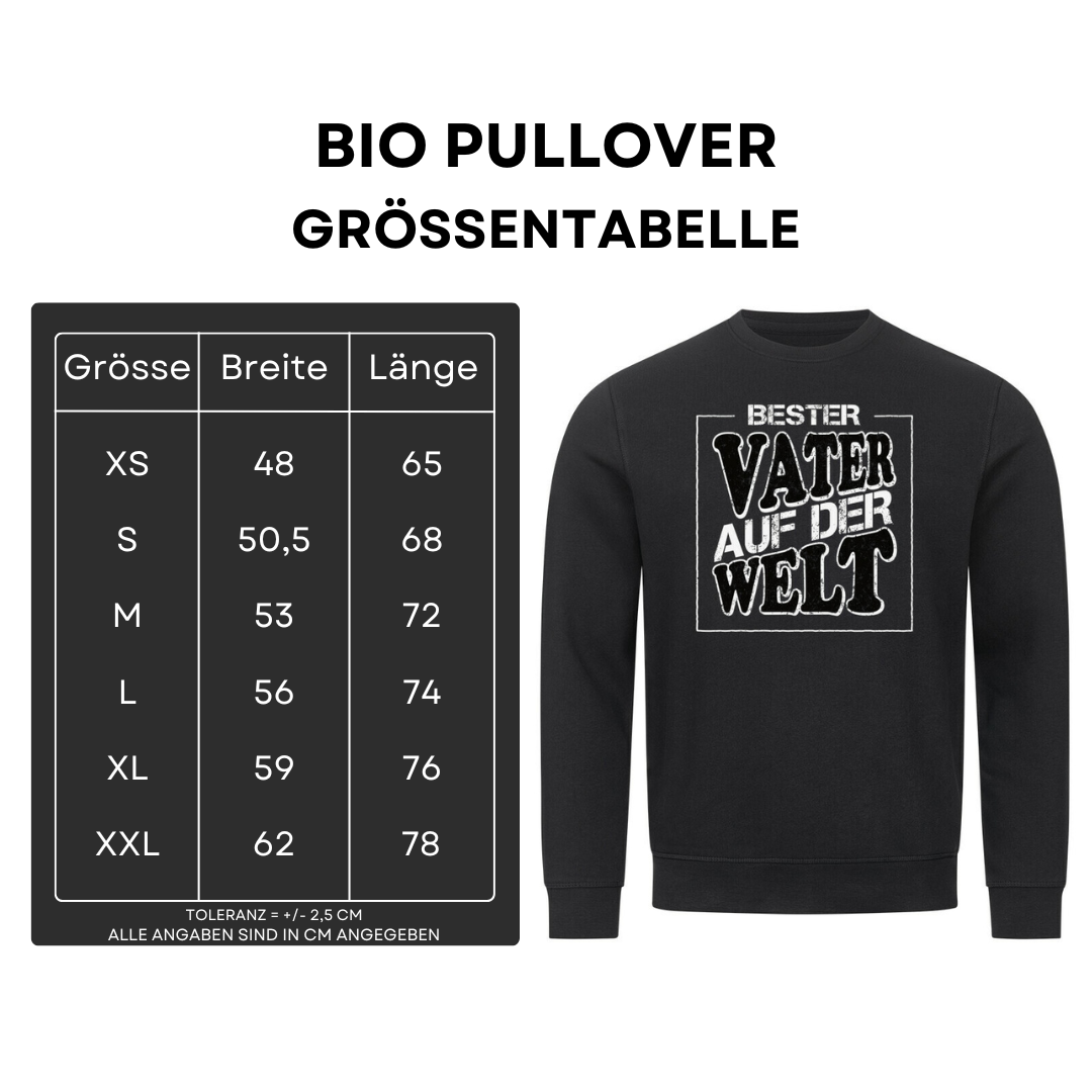 Bester Vater auf der Welt - Bio Pullover