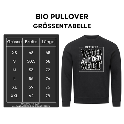 Bester Vater auf der Welt - Bio Pullover