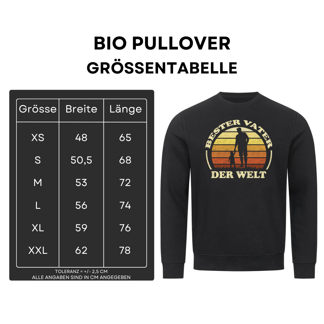 Bester Vater der Welt - Bio Pullover