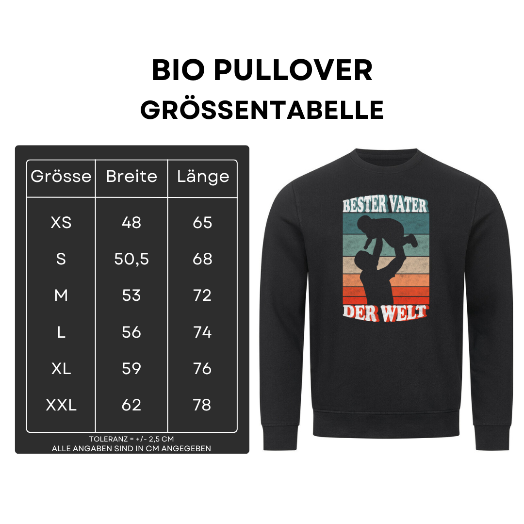 Bester Vater der Welt II - Bio Pullover