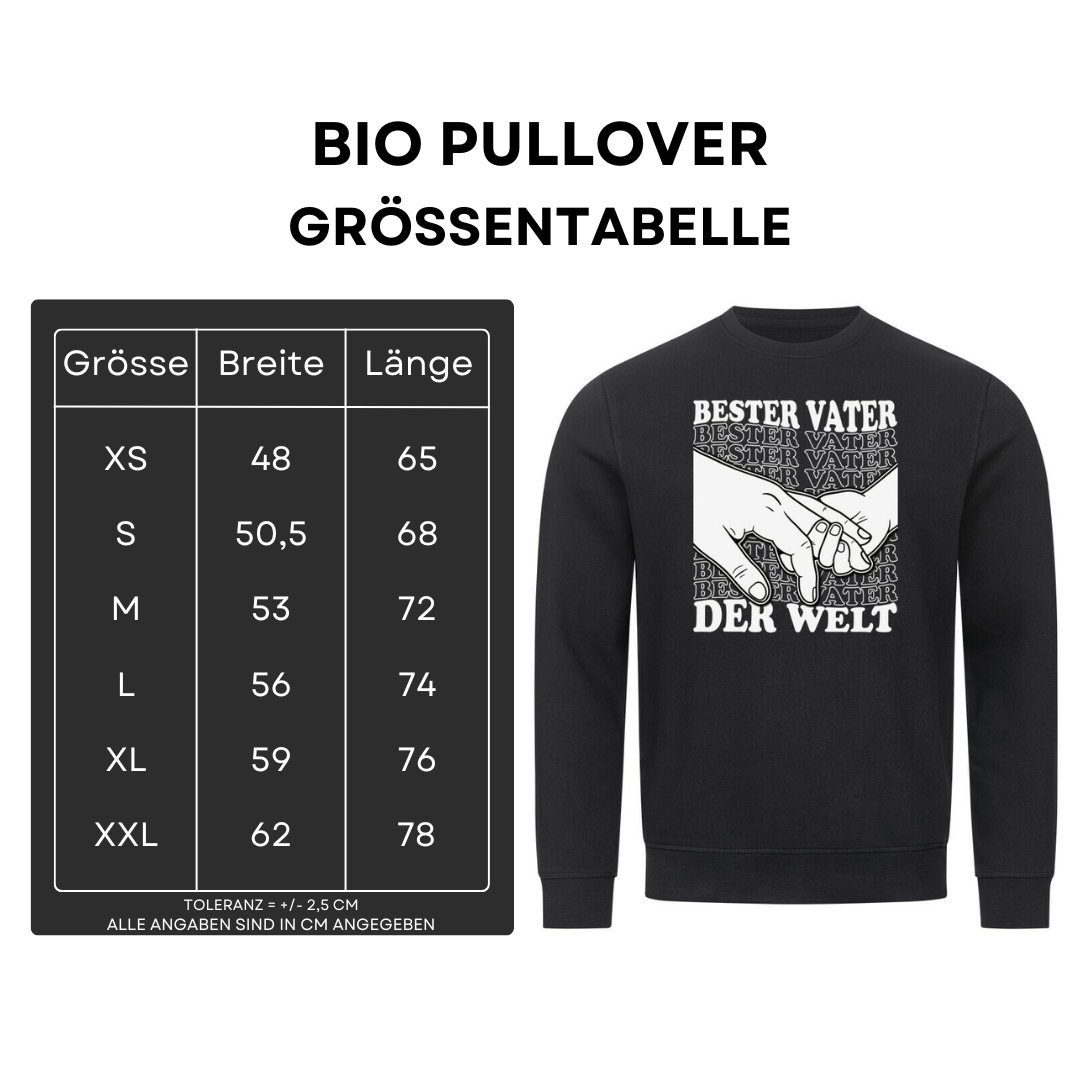 Bester Vater der Welt III - Bio Pullover