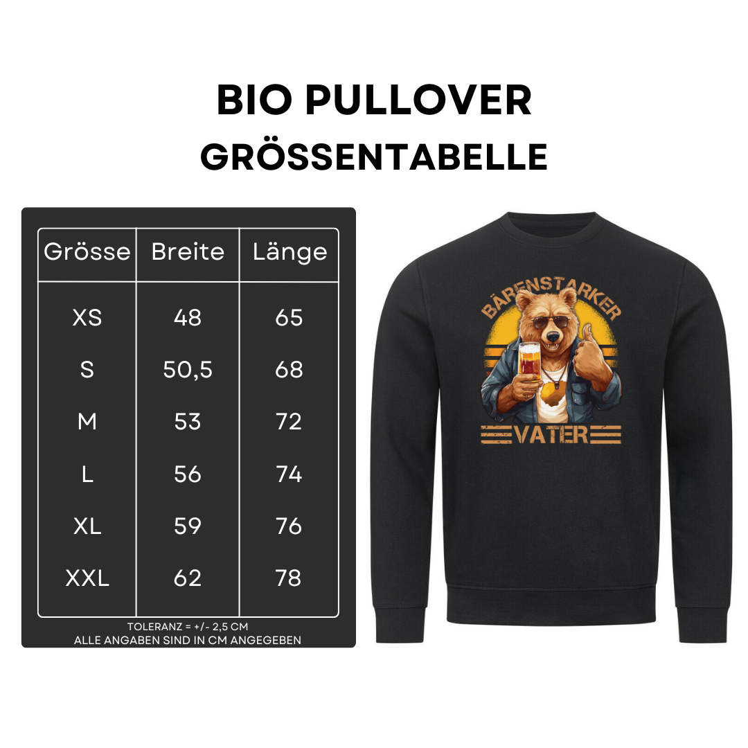 Bärenstarker Vater II - Bio Pullover
