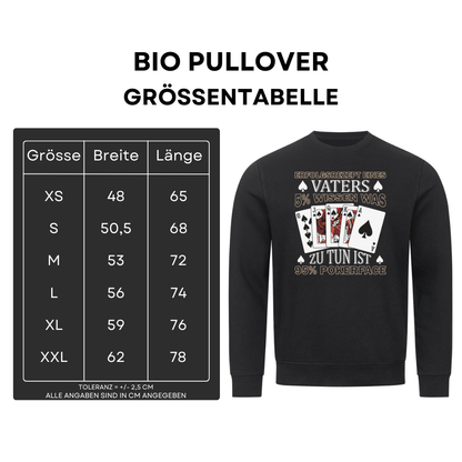 Erfolgsrezept eines Vater - Bio Pullover