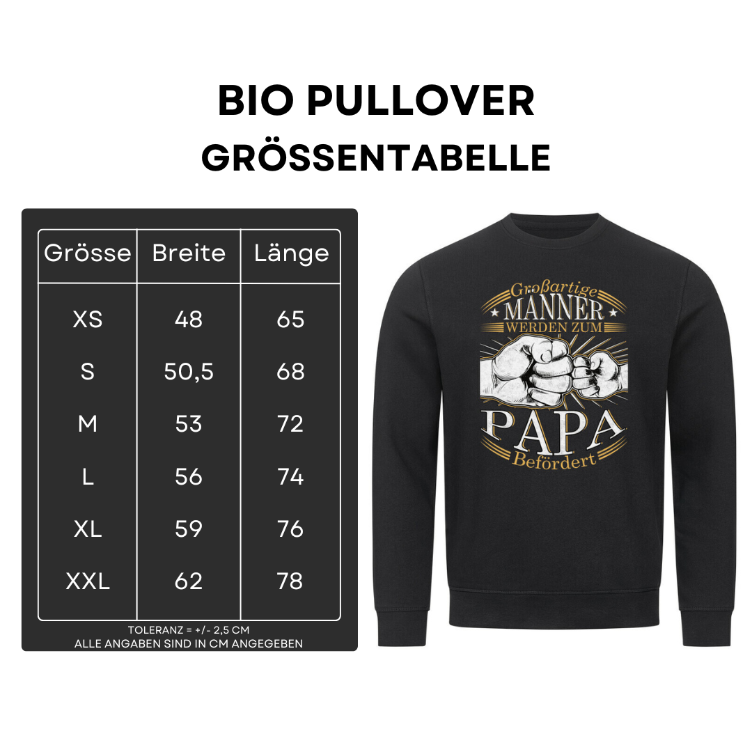 Großartige Männer - Bio Pullover