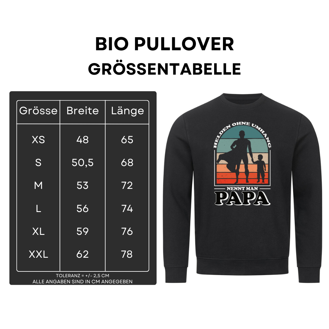 Helden ohne Umhang - Bio Pullover