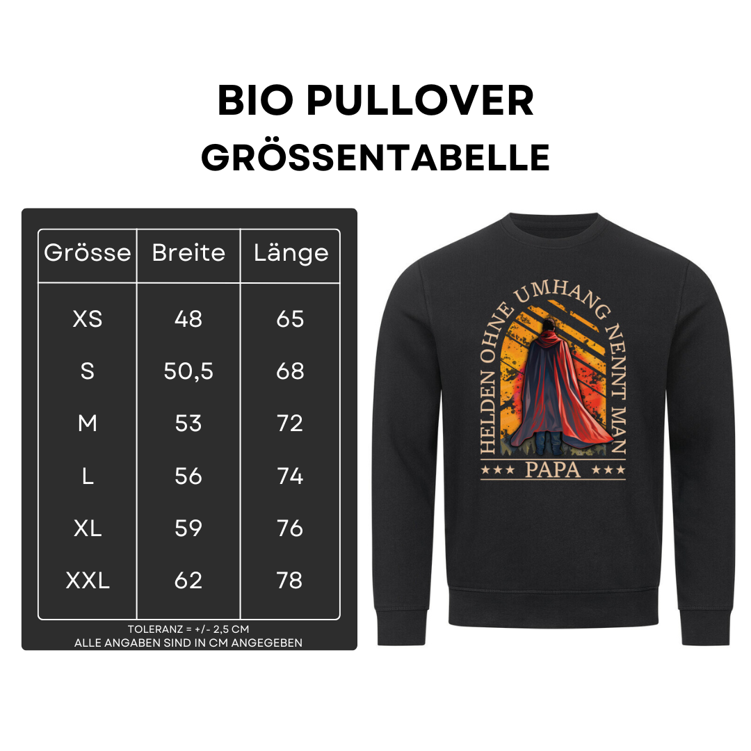 Helden ohne Umhang II - Bio Pullover