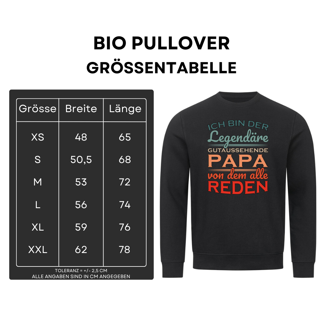 Legendärer Papa - Bio Pullover