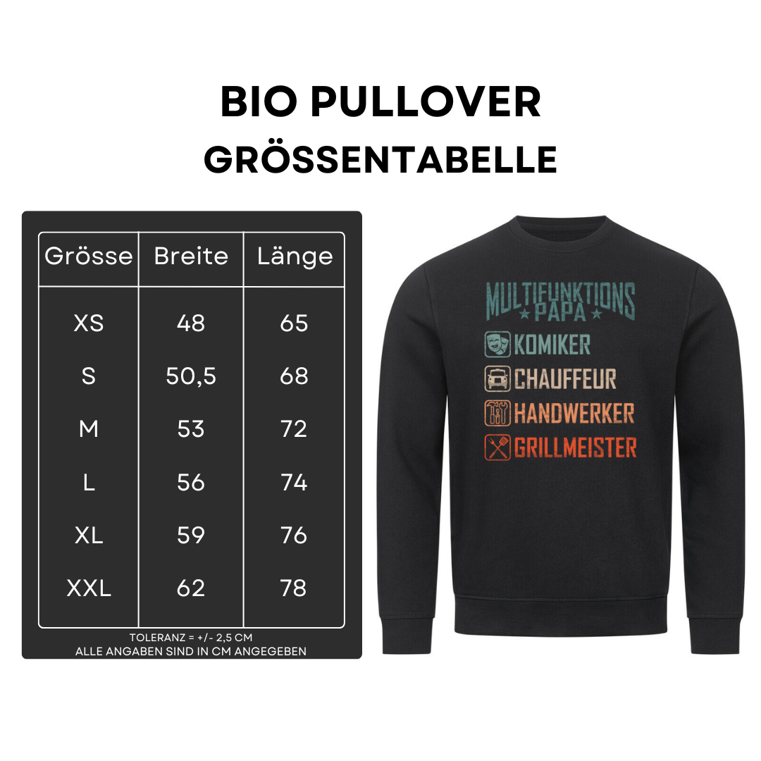 Multifunktionspapa Retro - Bio Pullover