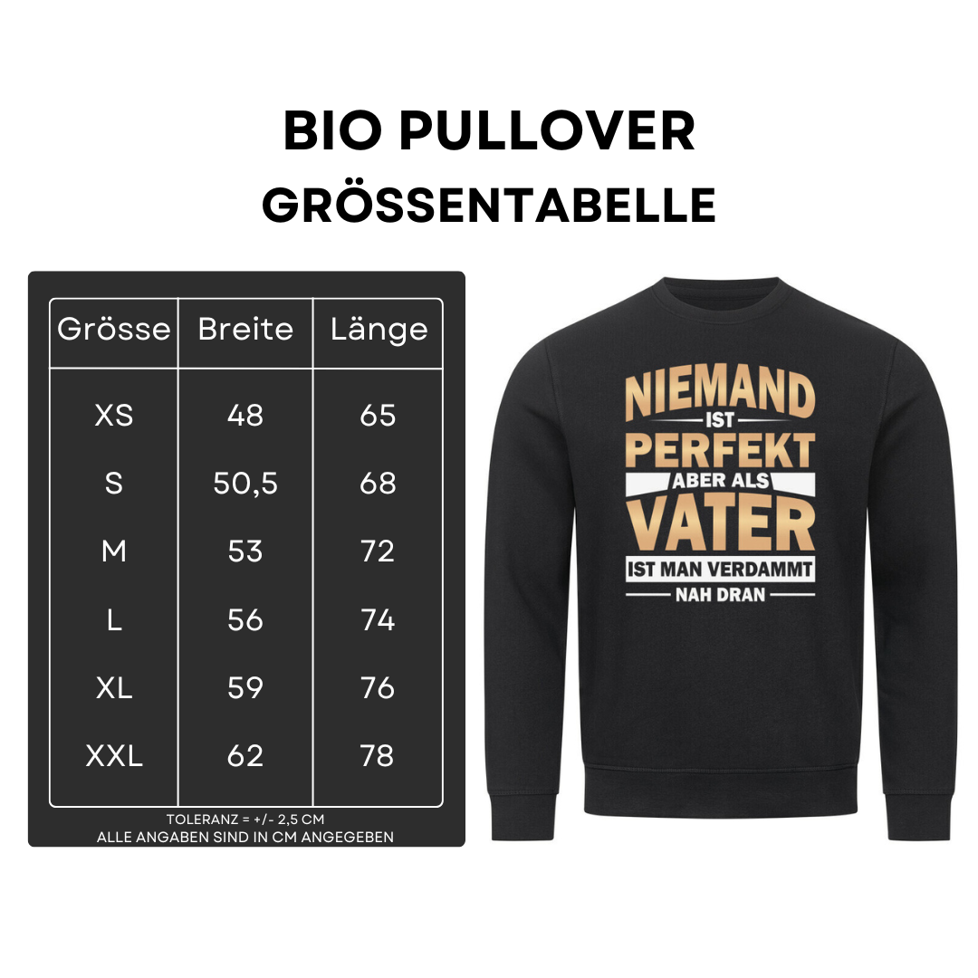 Niemand ist perfekt - Bio Pullover