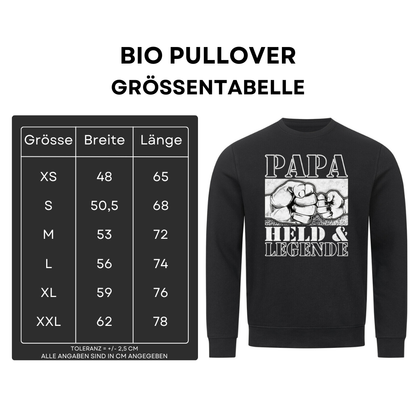 Papa Held & Legende - Bio Pullover