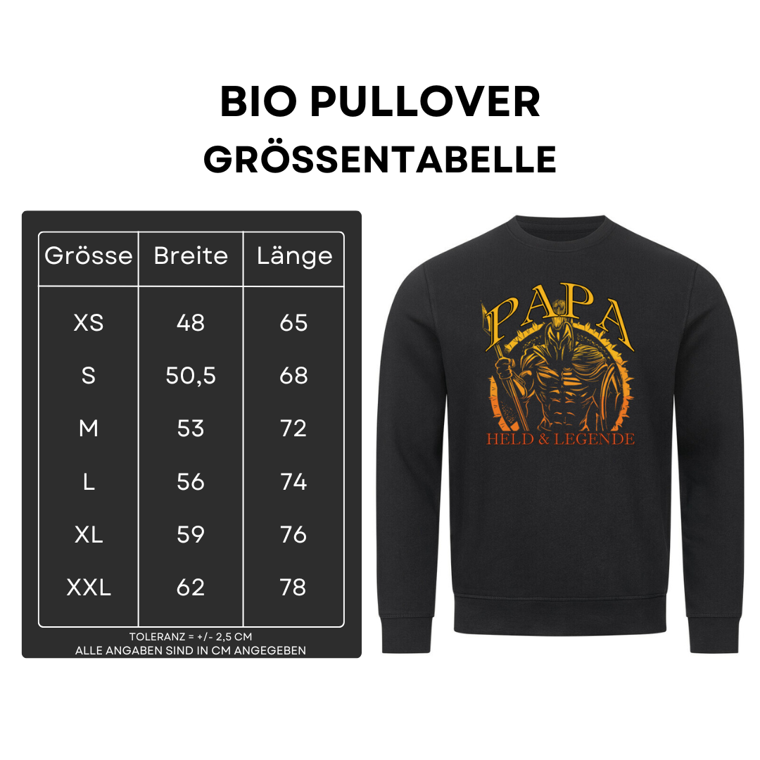 Papa Held & Legende II - Bio Pullover