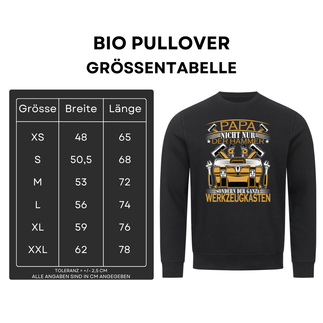 Papa nicht nur der Hammer - Bio Pullover