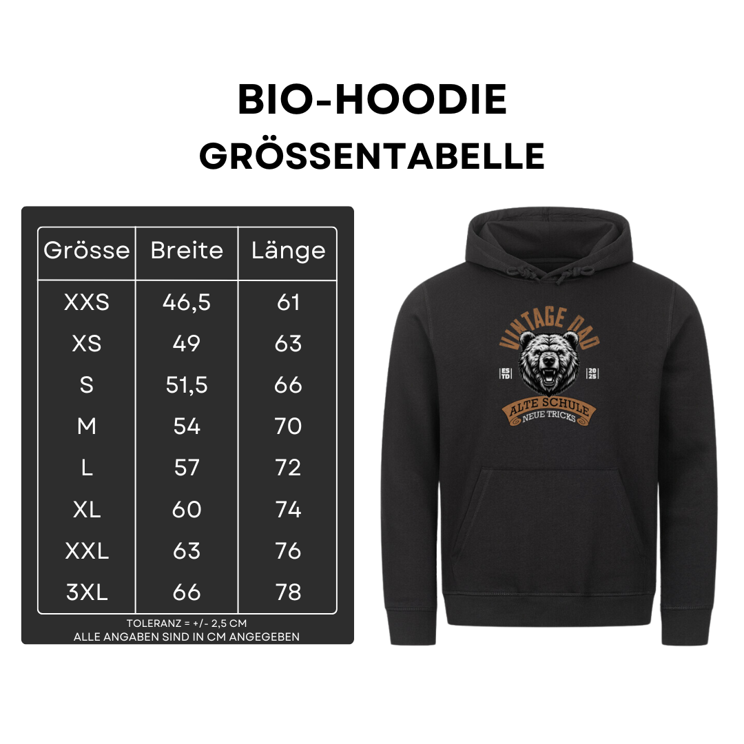 Vintage Dad - Bio Hoodie