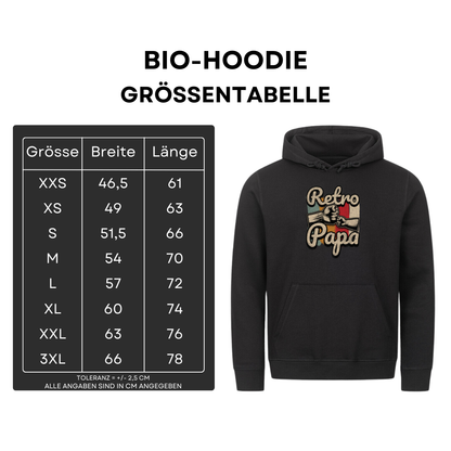 Retro Papa - Bio Hoodie