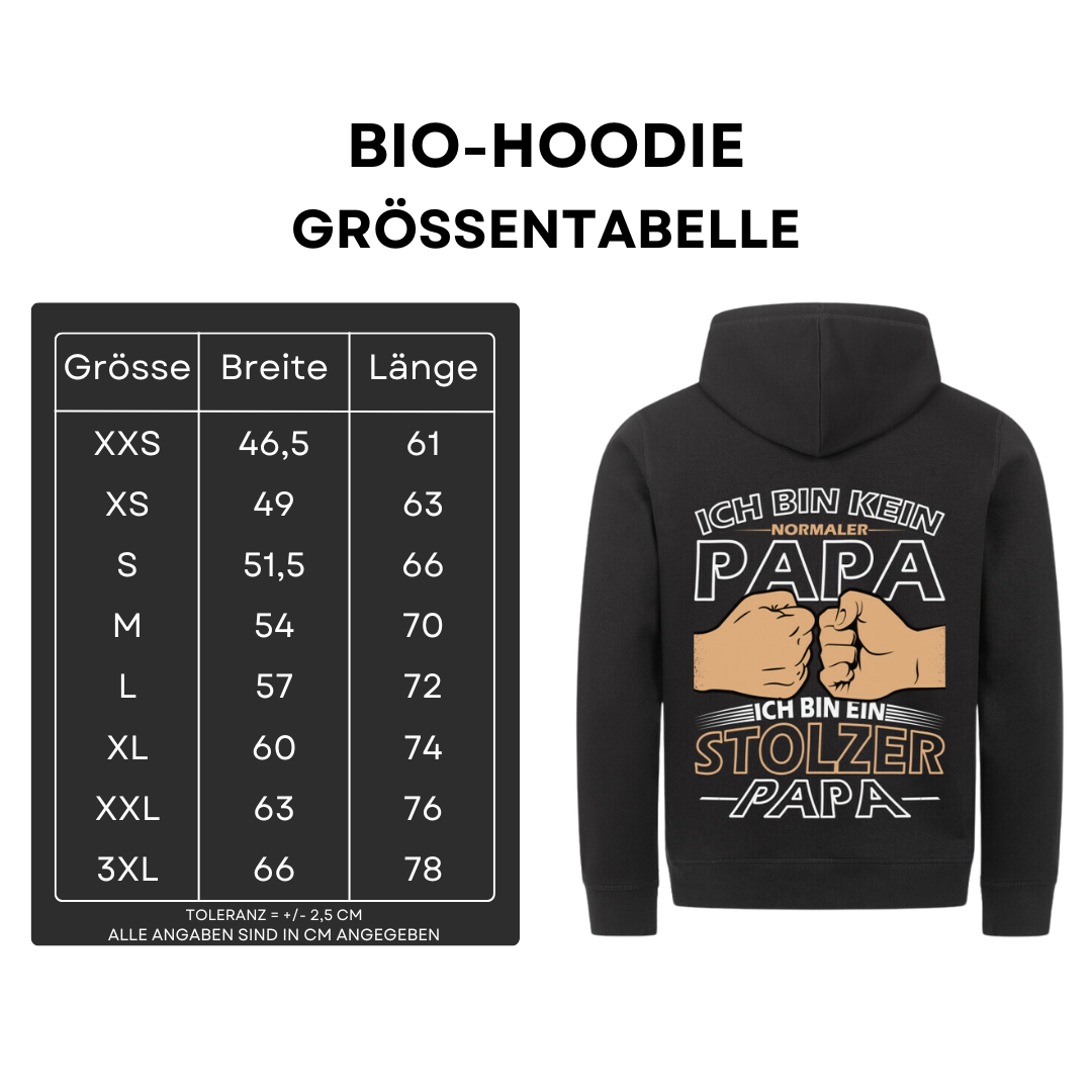 Ich bin kein normaler Papa - Bio Hoodie