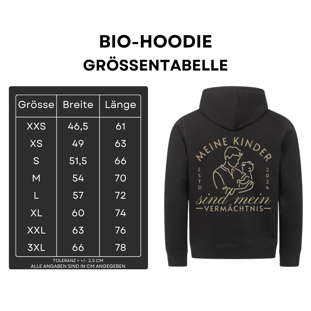 Meine Kinder II - Bio Hoodie
