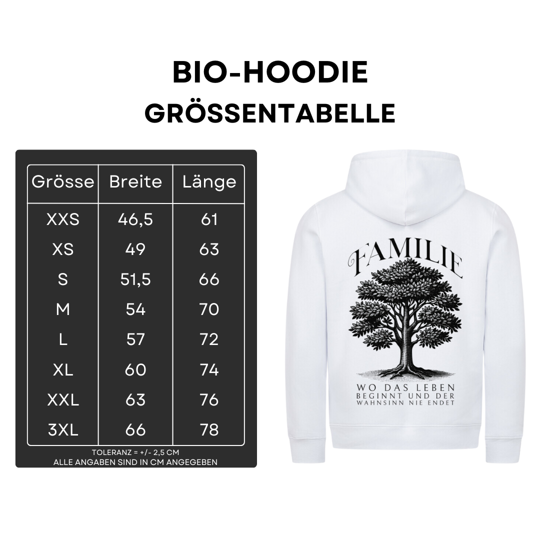 Familie - Bio Hoodie