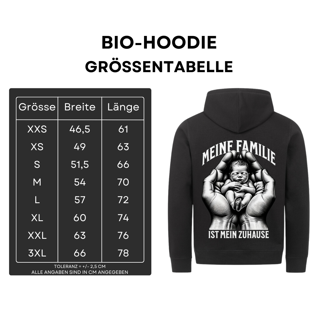 Meine Familie - Bio Hoodie