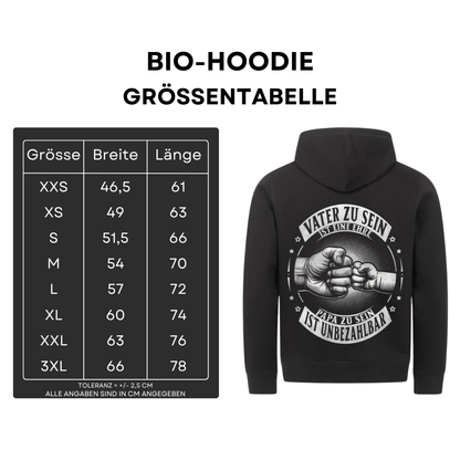 Vater zu sein ist eine Ehre - Bio Hoodie