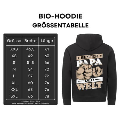 Bester Papa der Welt - Bio Hoodie