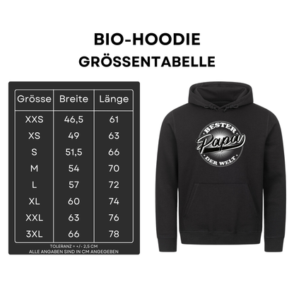 Bester Papa der Welt II - Bio Hoodie