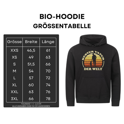 Bester Vater der Welt - Bio Hoodie