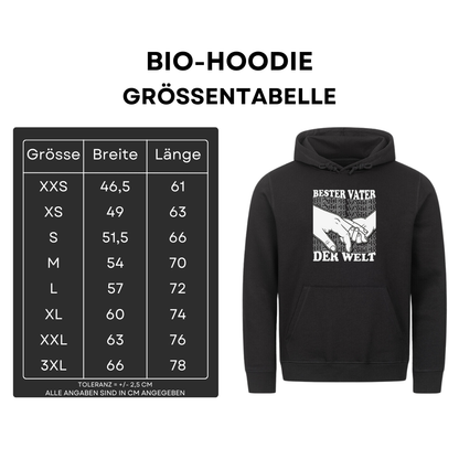 Bester Vater der Welt III - Bio Hoodie