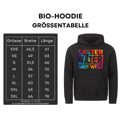 Bester Vater der Welt V - Bio Hoodie