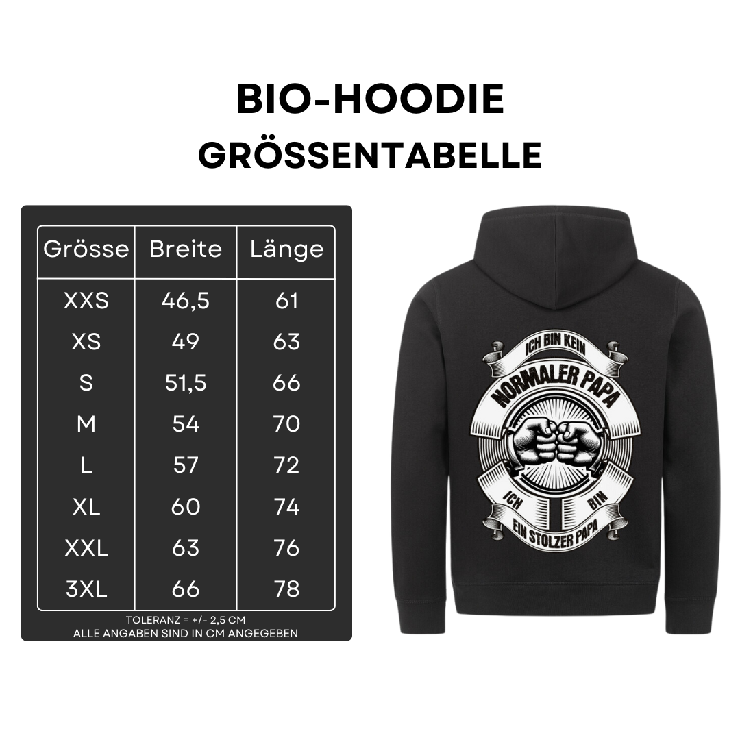 Ich bin kein normaler Papa III - Bio Hoodie
