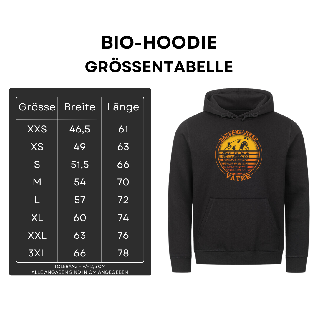 Bärenstarker Vater - Bio Hoodie