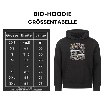 Ich bin ein Papa - Bio Hoodie