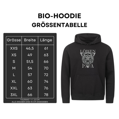Löwenpapa II - Bio Hoodie