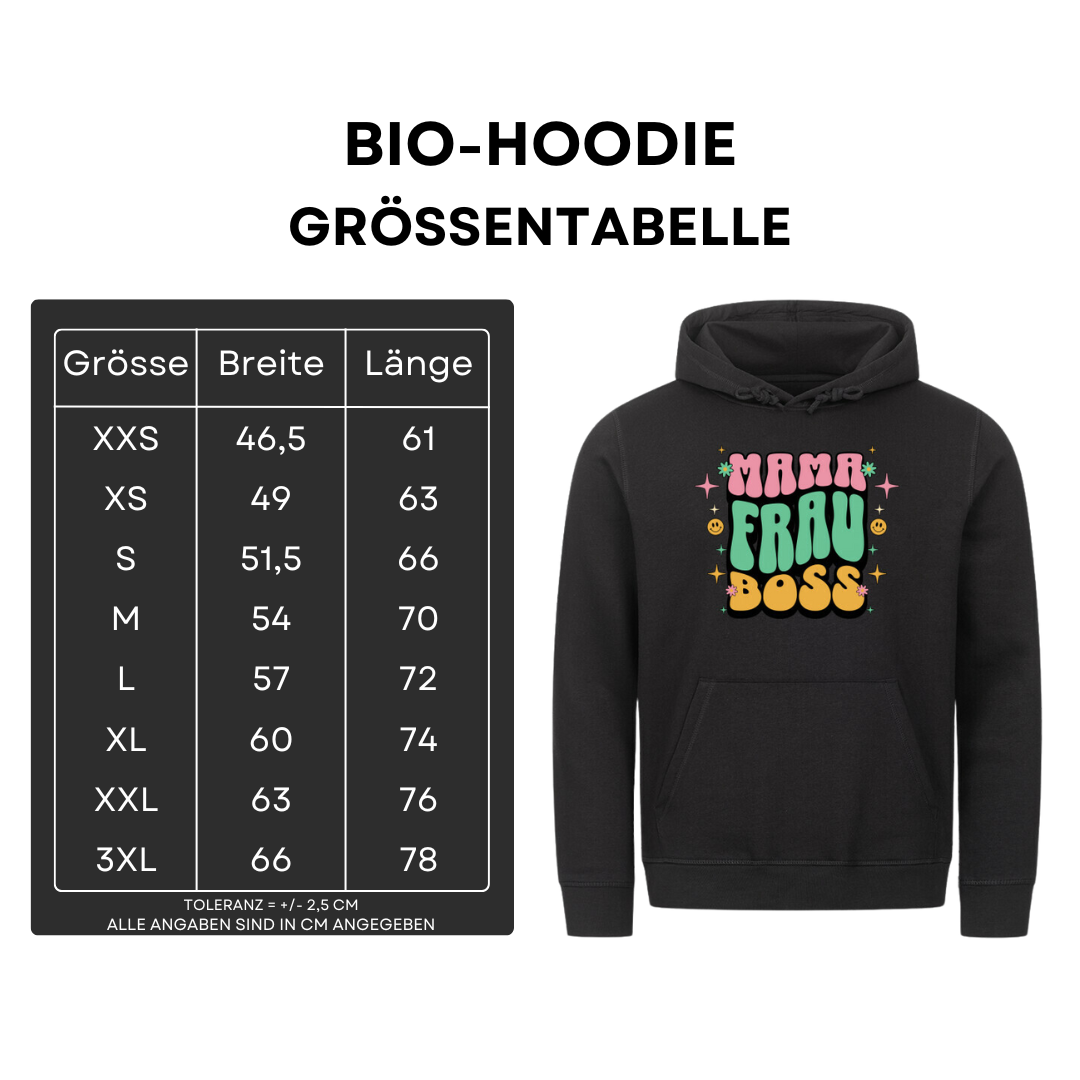Mama Frau Boss - Bio Hoodie