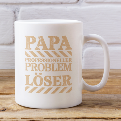 Papa professioneller Problemlöser - Tasse