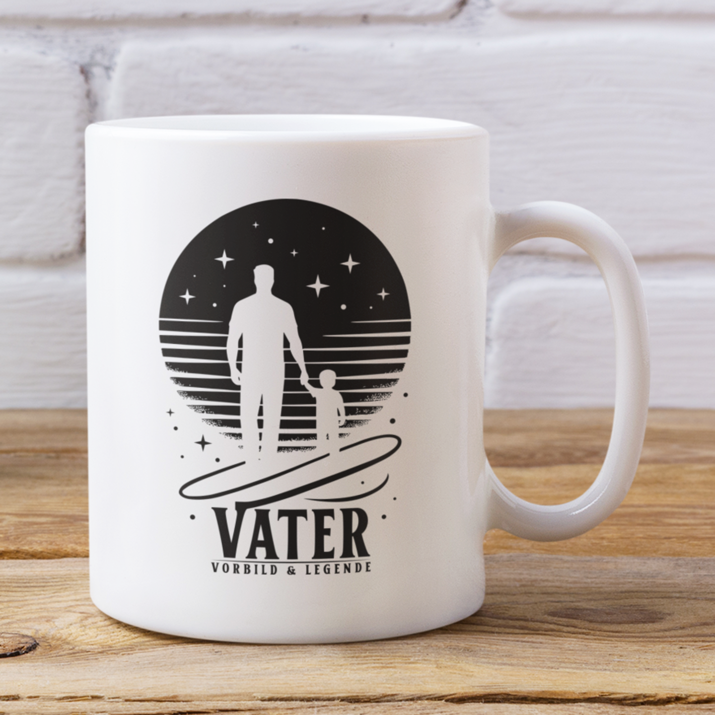Vater Vorbild & Legende - Tasse